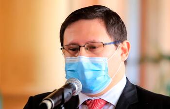 Óscar Orué, viceministro de la Subsecretaría de Estado de Tributación (SET) en el Palacio de López.