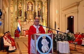 El cardenal Adalberto Martínez ofició hoy la misa en honor al paraguayo San Roque González de Santa Cruz y por el Jubileo de los Laicos.