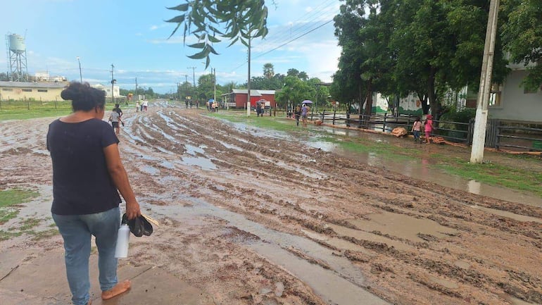 Situacion de calles en Bahìa Negra