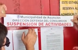 La suspensión de actividades en Kingfish por parte de la Municipalidad d Asunción.
