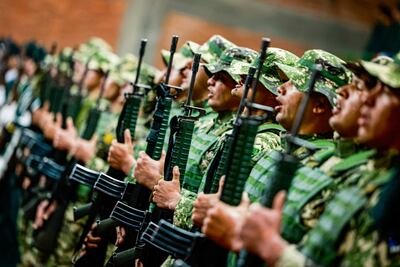 Celebración del Día del Ejército Paraguayo en el Polideportivo 14 de Mayo del Cuartel General del Ejército.