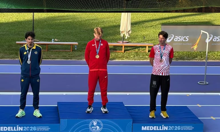 Camden Gilmore tuvo una meritoria participación, consiguiendo el bronce en los 1.500 metros, en el Panamericano de Medellín.