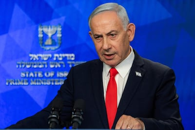 Benjamin Netanyahu, primer ministro de Israel.