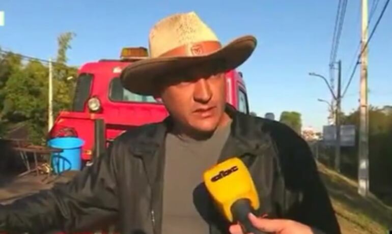 Julio Rojas, conductor de grúa