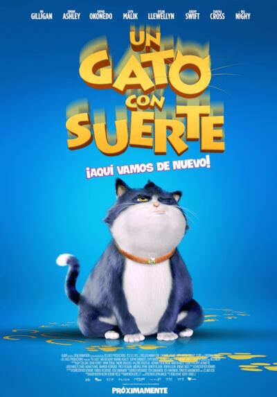 Un gato con suerte película