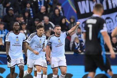El Aston Villa cosechó una sufrida victoria este martes ante el Club Brujas en la primera jornada de la Liga de Campeones.