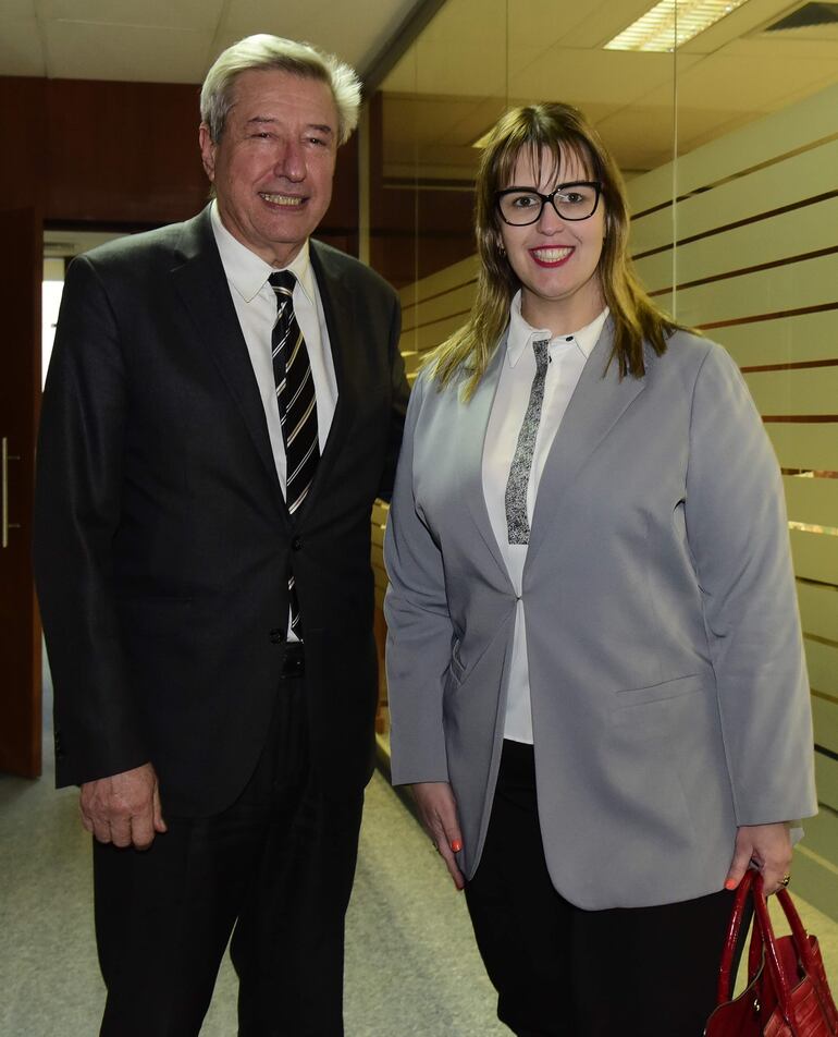 Eduardo Bouzout y Cecilia Lima.