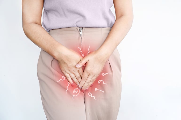 Concepto de vaginosis bacteriana, imagen ilustrativa.