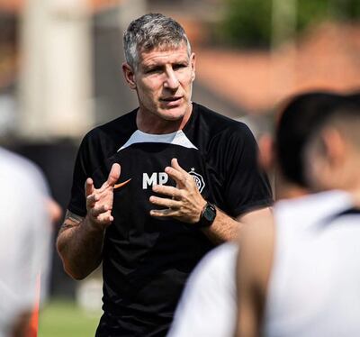 Martín Palermo, técnico de Olimpia