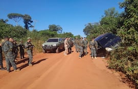 Un presunto marihuanero logró escapar de un operativo conjunto entre policías y militares, dejando abandonada una carga de más de 542 kilos de marihuana