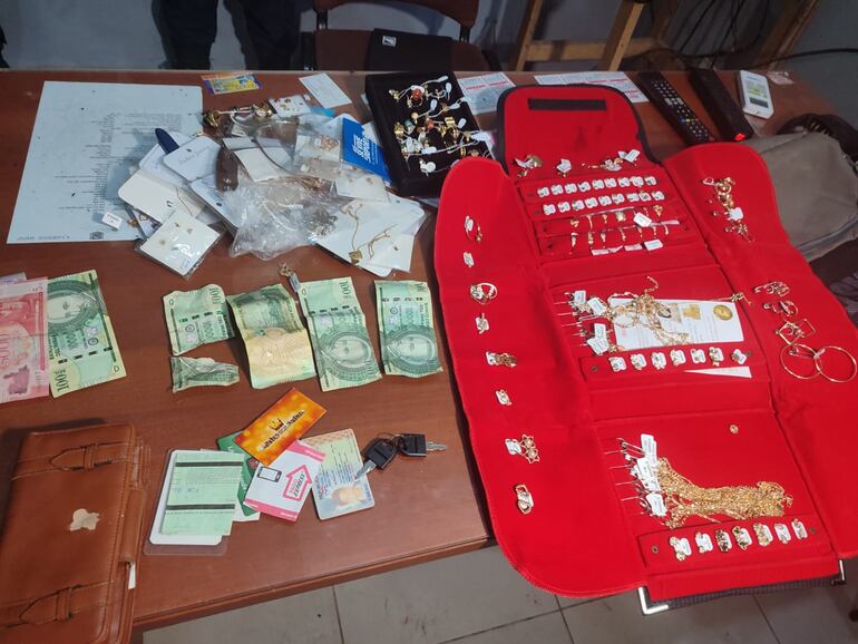 Detención y recuperación de joyas robadas en el barrio Republicano de Asunción