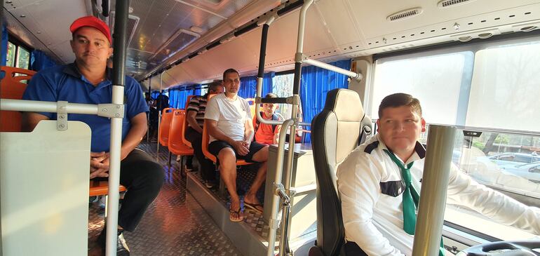 Los pasajes son gratis en este periodo de pruebas.