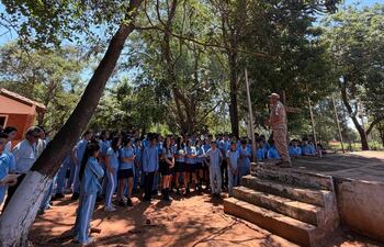 El director de Policía del departamento, el comisario general Enrique Martínez, impulsa desde la dirección policial estas jornadas de concienciación