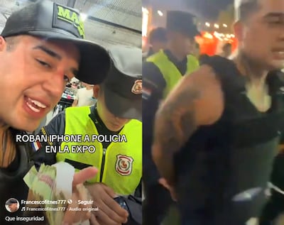 Dos policías sumariados por prestarse para videos promocionales de Masivo Bro.