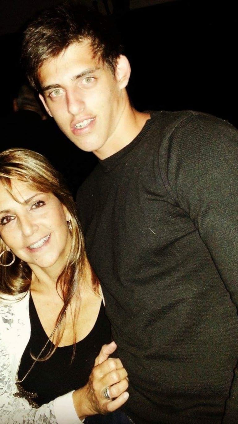 Tere Franco con su hijo Mateo. (Gentileza)