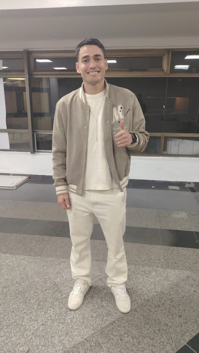 El mediocampista paraguayo, Wilder Viera Caballero (24 años) antes de emprender el viaje tumbo a Argentina, para sumarse a Instituto de Córdoba.