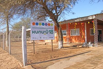 Espacio de Desarrollo Infantil inaugurado hoy en Mariscal Estigarribia.