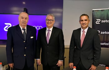 Luis María Zubizarreta, Antonio Valda y Hugo Martínez.