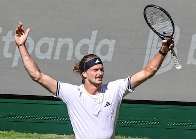 Alexander "Sascha" Zverev (29 años), reciente campeón de Roland Garros, extiende su buen momento en Halle, Alemania.