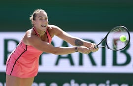 Aryna Sabalenka (27 años), campeona en Indian Wells.
