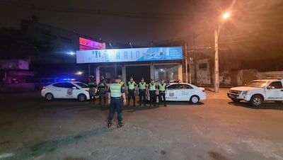 Incursión de agentes de la Comisaría Tercera de Asunción en el Mercado 4.