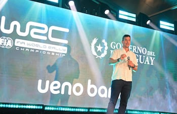 Santiago Peña presenta el FIA World Rally auspiciado por UENO.