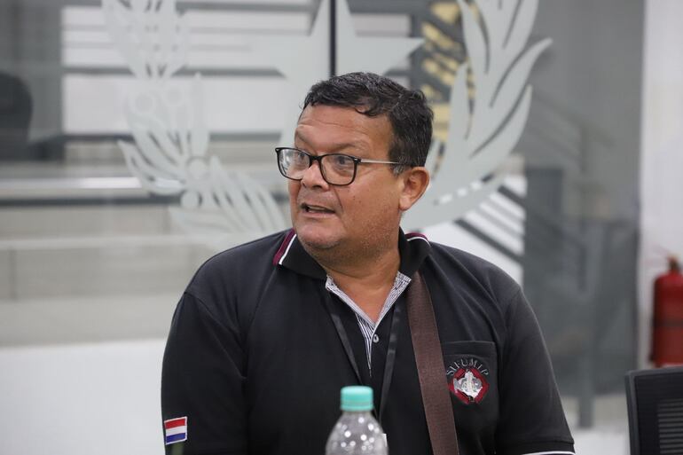 Odilón Turo, representante sindical de los funcionarios del Ministerio Público.