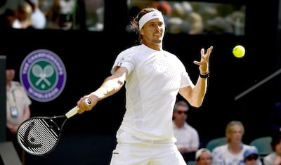 Alexander Zverev, clasificado a la segunda ronda de Wimbledon.