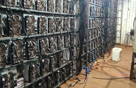 FOTOS - NTERVENCIÓN CRIPTOMINERÍA EN SANTA RITA