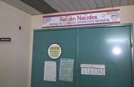 Las refacciones del área de terapia neonatal del Hospital Nacional pararon por 18 meses, hasta que se reanudó a finales del 2024.