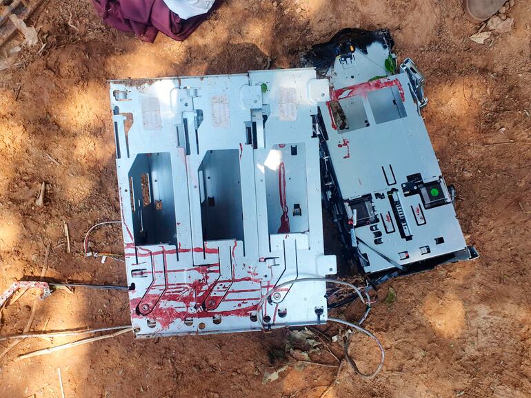 El cajero automático de Yatytay con entintado.