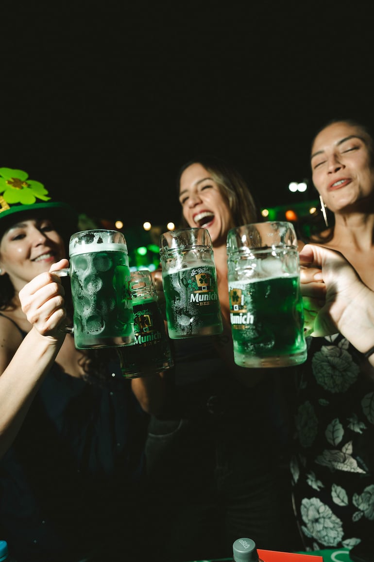 La divertida noche de Saint Patrick fue inolvidable.