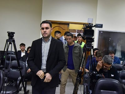 Juicio a Hernán Rivas en la sala 01-Psio 2.