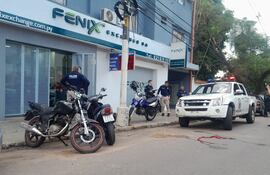 Asalto a casa de cambios en Villamorra Asunción.