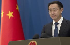 Lin Jian, portavoz del Ministerio de Exteriores de China.