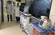 Los equipos que fueron entregados para reforzar la Unidad de Terapia Intensiva del Hospital San Jorge.