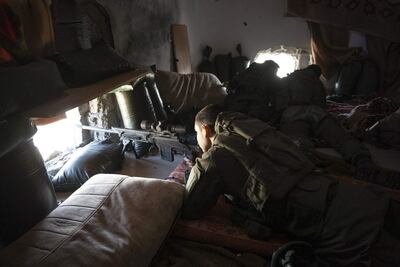 Soldados israelíes en la Franja de Gaza.