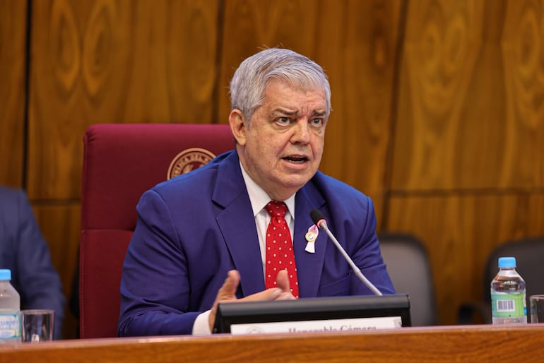 El ministro del Interior, Enrique Riera. (Foto: Gentileza Congreso Nacional)