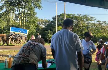 Médicos instalados en puestos fijos y transitorios asisten a peregrinantes