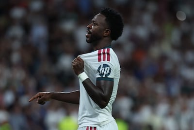 Vinícius José Paixão de Oliveira Júnior (26 años), estrella ofensiva brasileña del Real Madrid.