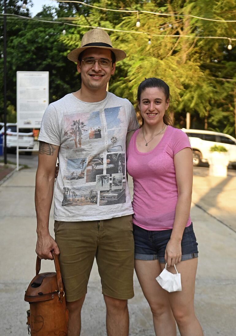 Guzmán Lesme y Bianca Samaniego.