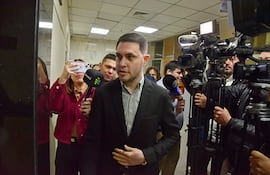 Juicio de Hernán Rivas en la sala 2 piso 2 torre norte del palacio de Justicia