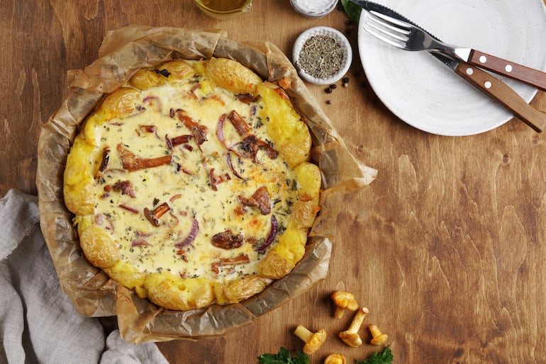 Pizza de papa.