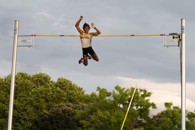 Armand Duplantis (26 años), el mejor atleta del mundo en la actualidad en salto con garrocha.