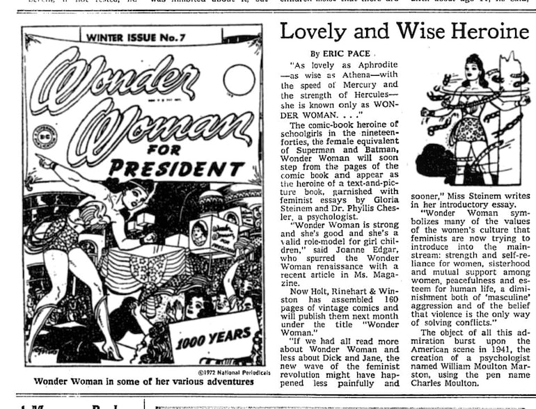 Eric Pace: «Lovely and Wise Heroine», The New York Times, 19 de octubre de 1972, p. 49