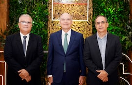 Jorge Galeano, Manuel Fronciani y Guillermo Fronciani.