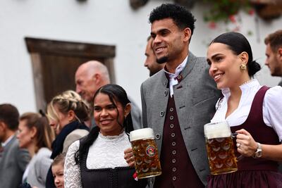 Luis Fernando Díaz Marulanda (28 años), destacado futbolista colombiano del Bayern Múnich.