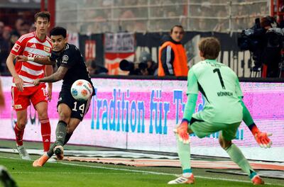 El colombiano Luis Díaz marcó uno de los dos goles del Bayern Múnich para el empate frente al Unión Berlín 2-2.