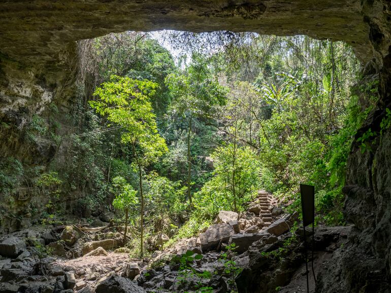 Cueva El Indio, cerca de San Gil y Barichara, Santander, Colombia.