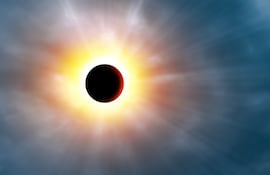 Imagen ilustrativa de un eclipse solar.
